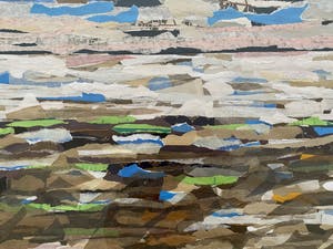 Arnold Niewendam - Tweeluik - Collage, landschap zonder titel, kopen? Bied vanaf 120!