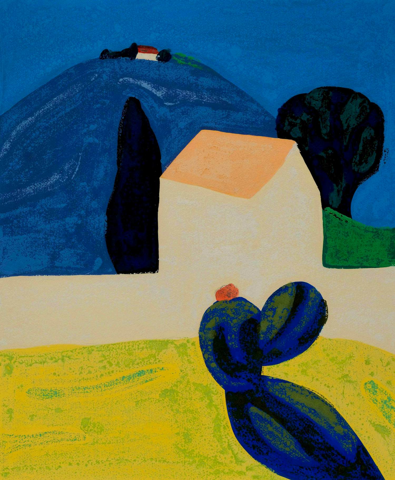 Amos Yaskil - Zeefdruk: 'Sabres bei Tabor' kopen? Bied vanaf 100!