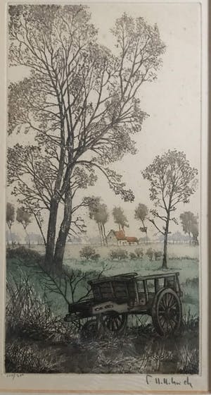 Niet of onleesbaar gesigneerd - Boerenkar kopen? Bied vanaf 1!