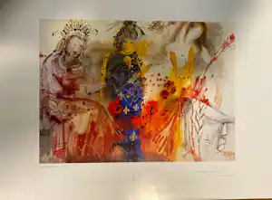 Salvador Dali - L' Eté periode na dood met meegedrukt signatuur verkocht voor € 75!