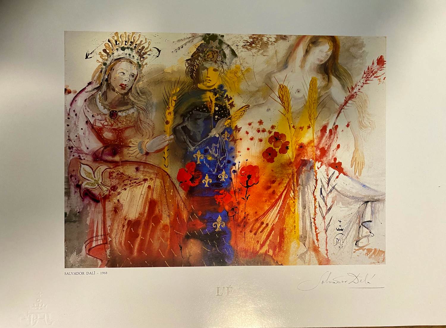 Salvador Dali - L' Eté periode na dood met meegedrukt signatuur kopen? Bied vanaf 75!