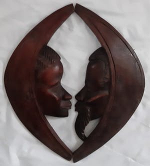 Niet of onleesbaar gesigneerd - Congo figuren x 6 kopen? Bied vanaf 10!