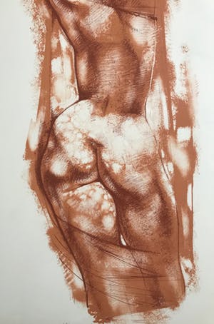 Georges Oudot - Mooie kleurenlitho - Torso - Gesigneerd - 49/150 kopen? Bied vanaf 75!