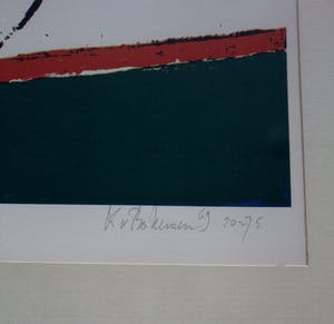 Kees van Bohemen - litho: wielrenner - 1969 kopen? Bied vanaf 249!