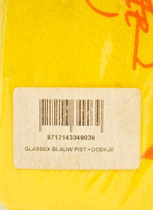 Rob Scholte - Glassex - 'nu met gratis doekje van Rob Scholte' - Conceptuele kunst kopen? Bied vanaf 50!