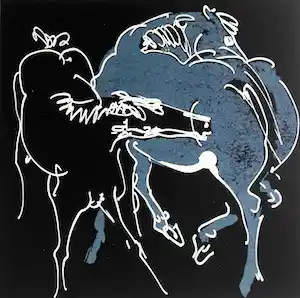 Hans Erni - Bucéphale - Litho verkauft für € 10!