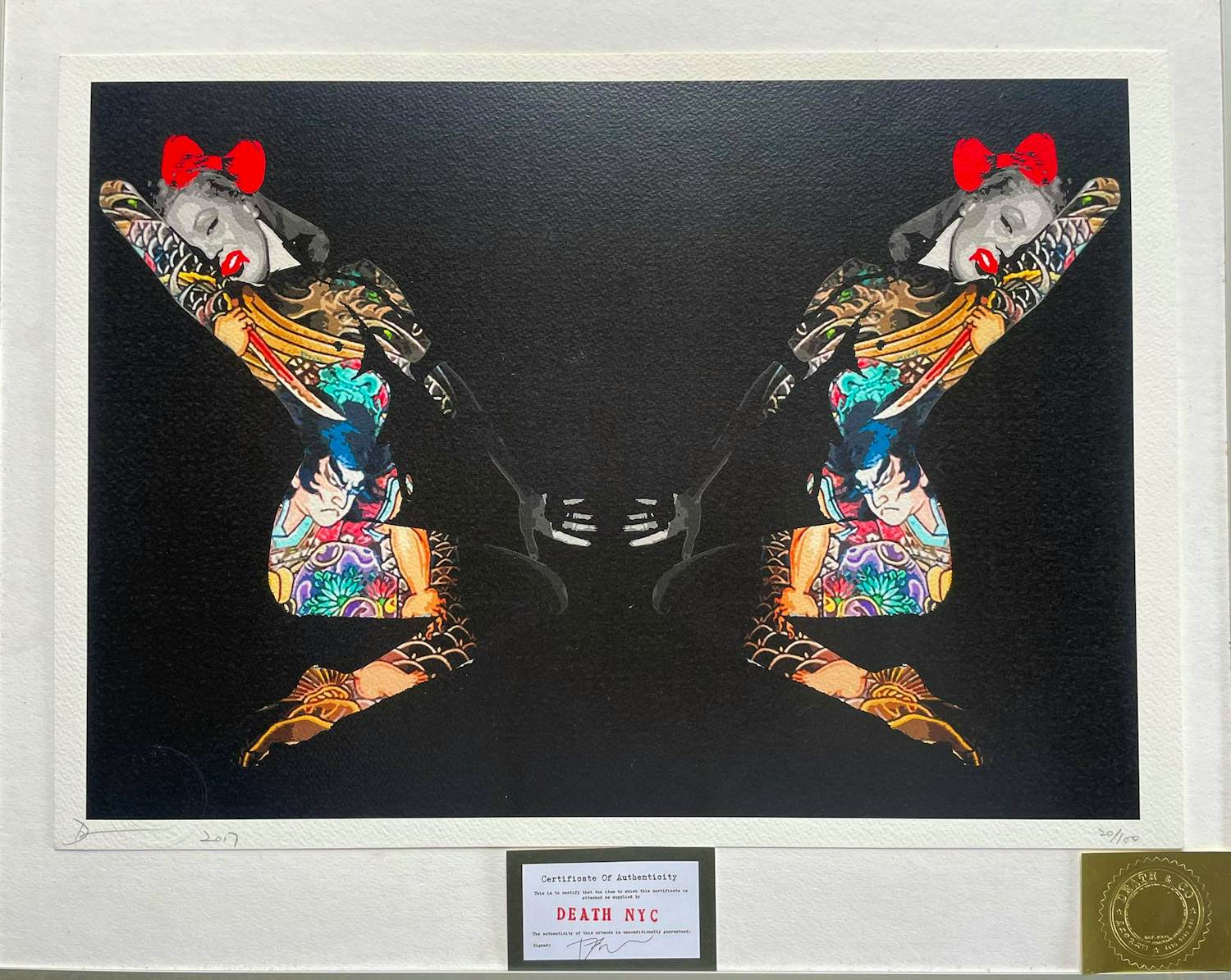 Death NYC - Potret samura kopen? Bied vanaf 59!