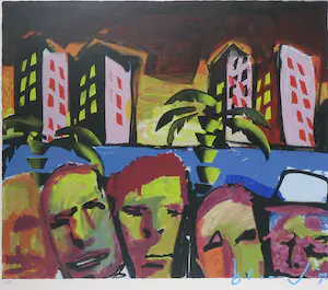 Herman Brood - Zeefdruk, Family Affair - Ingelijst (Groot) kopen? Bied vanaf 350!