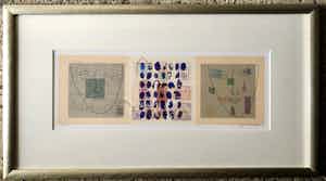 Ad van Bokhoven - 3 Prachtige prenten met titel in prachtige lijst. verkocht voor € 35!