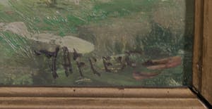 Job Frese - Olieverf op paneel, Landschap - Ingelijst kopen? Bied vanaf 70!