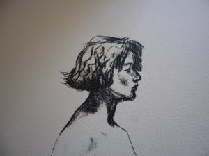 Peter Klashorst - Litho. Titel, "Pregnant". kopen? Bied vanaf 30!