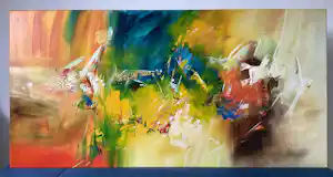 Kate Wilkinson - Abstract painting 140x70 verkauft für € 160!