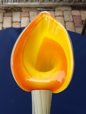 Niet of onleesbaar gesigneerd - Vaas - Aronskelk kopen? Bied vanaf 10!