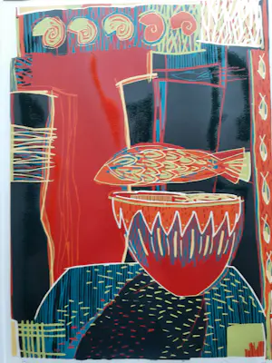 Diana van Hal - Zeefdruk, Titel, At Night kopen? Bied vanaf 40!