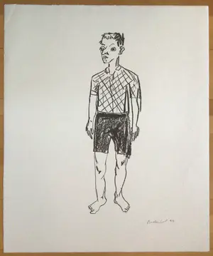 Stephan Balkenhol - Harlekin - Lithografie - 1994 - Zeer goed kopen? Bied vanaf 200!