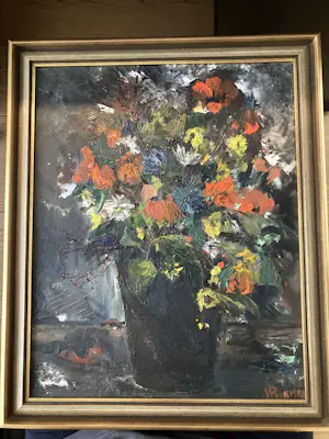 Herman Rijkmans - vaas met bloemen kopen? Bied vanaf 25!