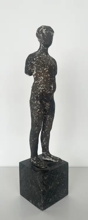 Paul de Swaaf - Brons, Staand figuur + boek! kopen? Bied vanaf 300!