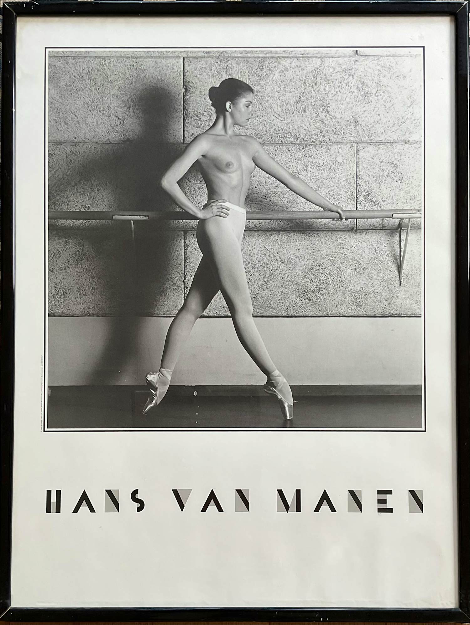 Hans van Manen - Rachel Beaujean, At the Bar, ballet poster, retro verkocht voor € 65!