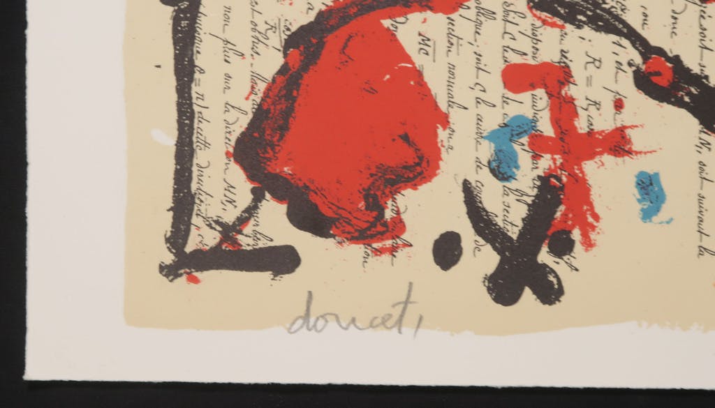 Jacques Doucet - Jacques Doucet: Litho, Traces du quotidien I kopen? Bied vanaf 50!