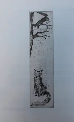 Jeanne Bieruma Oosting - 12 etsen in boek "fabels van la fontaine" (gesigneerd) kopen? Bied vanaf 495!