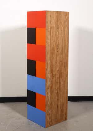 Alf Slegers - Houten object, Zonder titel (Groot) verkocht voor € 100!