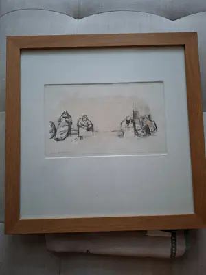 Peter Blokhuis - Tekening- aquarel kopen? Bied vanaf 60!