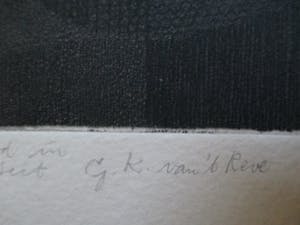 Hans Blanken - Ets "Verheft zich God in eindeloze majesteit" Gerard Reve uit kleine oplage kopen? Bied vanaf 45!