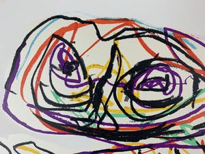 Karel Appel - kleurenzeefdruk - 'Rustende kikker' - 1978 (Epreuve d'artiste) kopen? Bied vanaf 950!