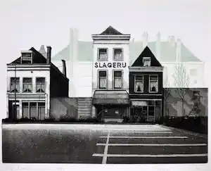 Wim Bettenhausen - Ets en aquatint, Geest vendu pour 180€ !