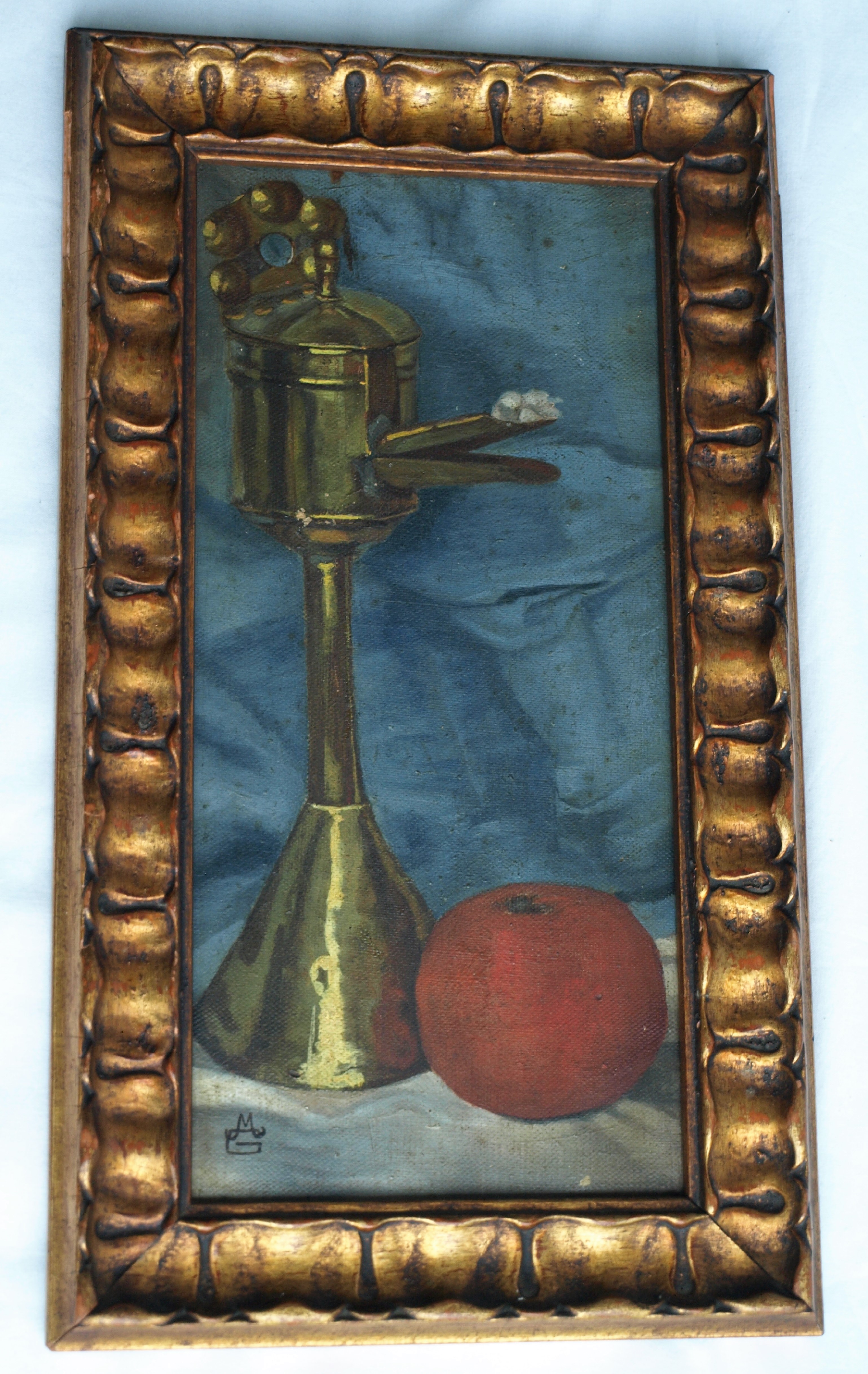 Maria Johanna Goemans - Olieverf op doek , Stilleven – gesigneerd & ingelijst – ca 1920 kopen? Bied vanaf 50!