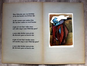 Harry van Kruiningen - 8 kleuren litho's: Het lied van Heer Halewijn kopen? Bied vanaf 295!