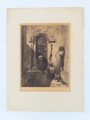 Carel Lodewijk Dake sr. - Oosterse Poort met wachters kopen? Bied vanaf 50!