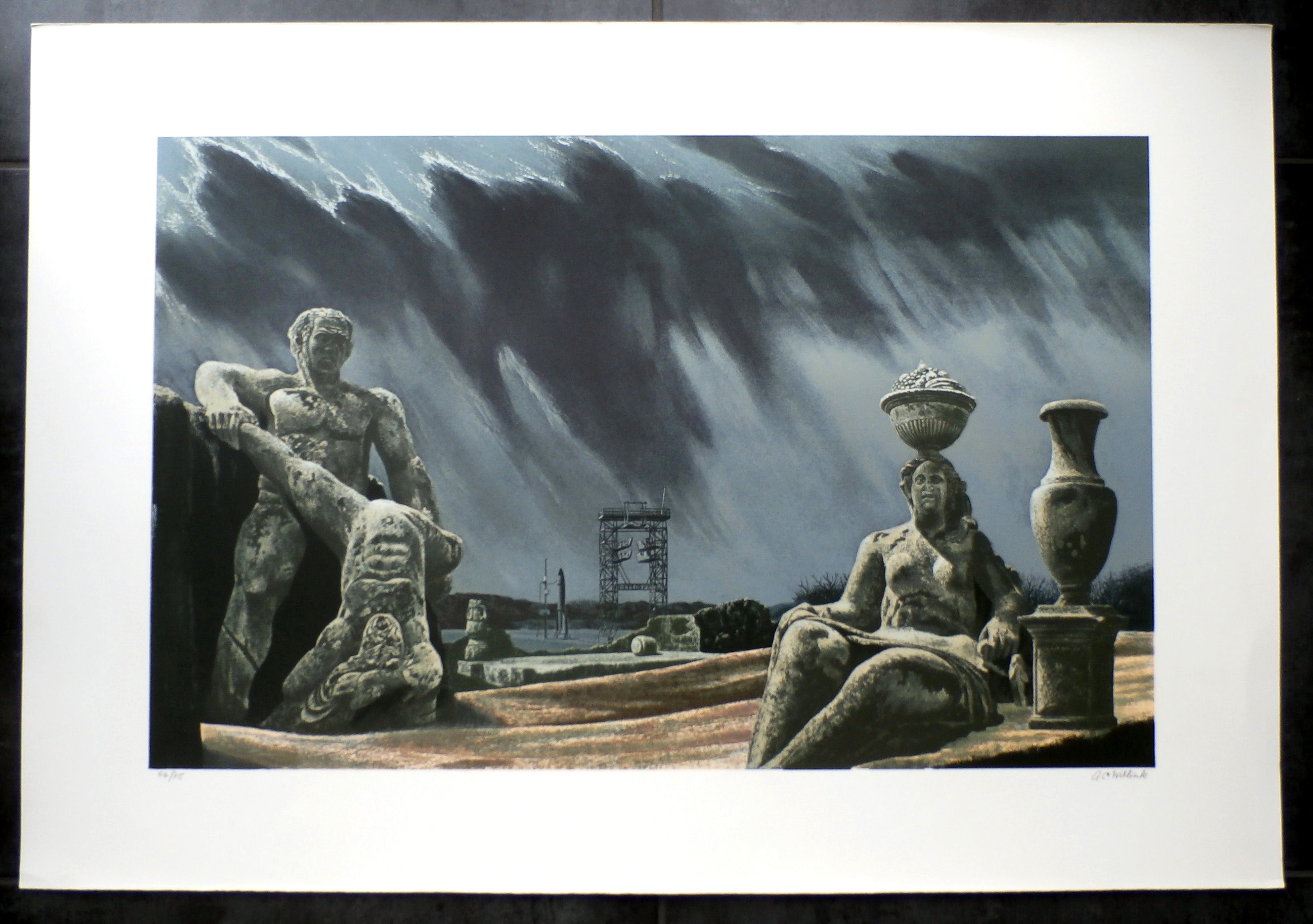 Carel Willink - litho: evenwicht der krachten - 1979 kopen? Bied vanaf 850!