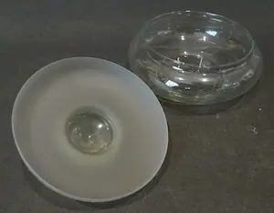 Glasblazerij Leerdam - Jacques Boon - koektrommel en bonbondoos kopen? Bied vanaf 50!