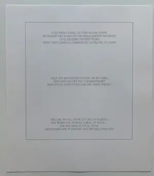 Corneille - kleurenzeefdruk - 'Le chat adore jouer' - 1986 kopen? Bied vanaf 1!