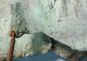 Kiny Copinga - Groot en zwaar bronzen reliëf-beeld in twee delen voor in de tuin, Familie kopen? Bied vanaf 1000!