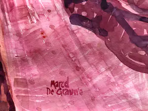 Marcel De Grauwe - "Fragmentatie I en II" - Figuren in Feeststemming. kopen? Bied vanaf 30!