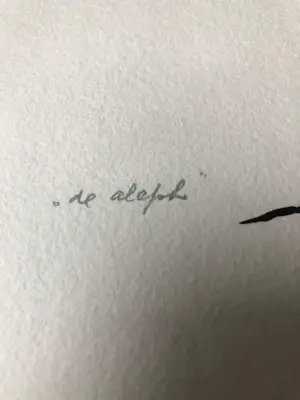 Lei Molin - "de aleph" - 1987 kopen? Bied vanaf 250!