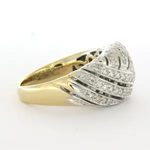 14k gouden ring met briljant geslepen diamanten tot. 0.50ct kopen? Bied vanaf 1500!