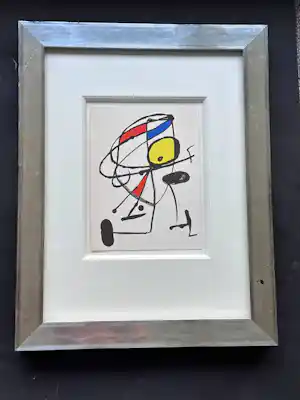 Joan Miro - Abstract vendu pour 95€ !