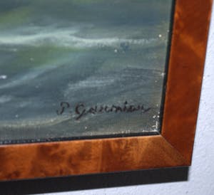 Niet of onleesbaar gesigneerd - zicht op volle zee - olieverf kopen? Bied vanaf 10!