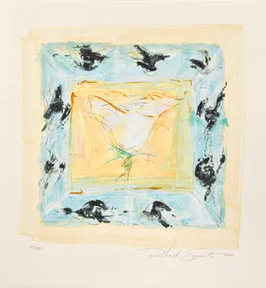 Richard Smeets - Abstract in blauw kopen? Bied vanaf 1!
