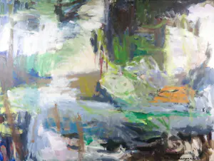 Marieke Thomassen - Acryl op doek, De vijver (Zeer groot) kaufen? Bieten Sie von 100!