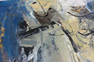 Gerriet Postma - Gemengde techniek / acryl op papier, Z.T. (Groot) + gesigneerd boek! kopen? Bied vanaf 300!