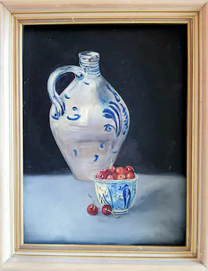 Niet of onleesbaar gesigneerd - Stilleven met kersen kaufen? Bieten Sie von 1!