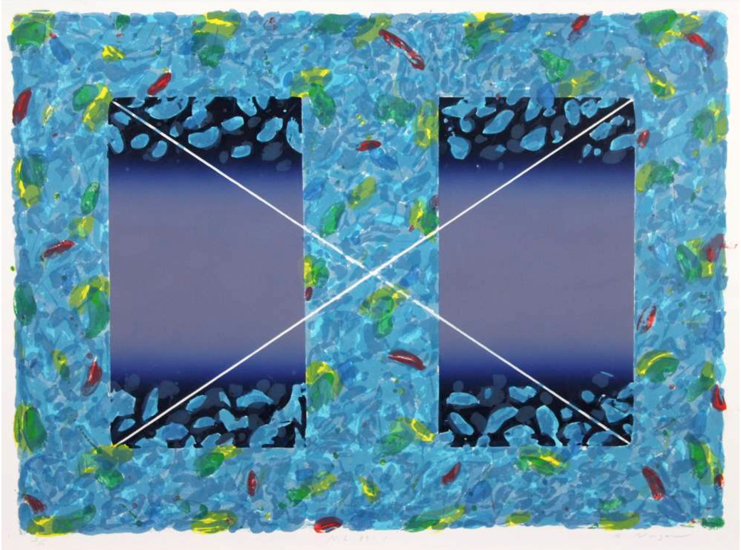 Kenji Nagai - Zeefdruk, Ingelijst kopen? Bied vanaf 120!