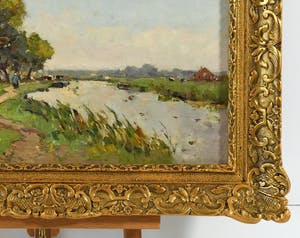 Louis Stutterheim - (1873 - 1943) - "Zomers landschap in 't Gooi" kopen? Bied vanaf 340!
