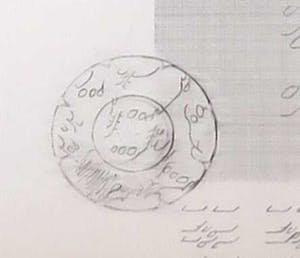 Wim Smits - Potlood, z.t. Schrift op fijne lijnen (Groot) kopen? Bied vanaf 1!