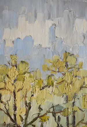 Klaas Koster - Herfstbomen aan water kopen? Bied vanaf 25!