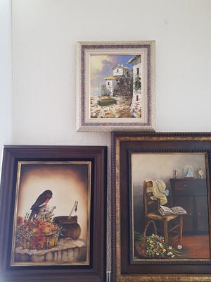 Niet of onleesbaar gesigneerd - 3 schilderijen van belgische kunstenaars kopen? Bied vanaf 1!